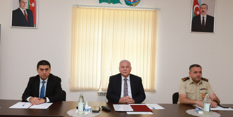 Şəki Şəhər İcra Hakimiyyətinin başçısı Çeşməli kəndində səyyar qəbul keçirib