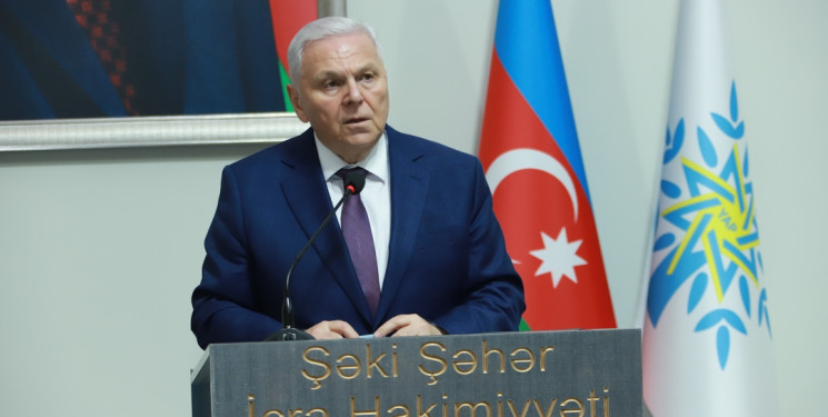 Şəkidə 15 iyun - Milli Qurtuluş Gününə həsr olunmuş toplantı keçirilib