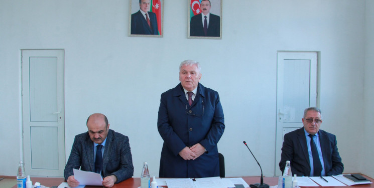 Şəki Şəhər İcra Hakimiyyətinin başçısı Elxan Usubov Əliyar kəndində səyyar qəbul keçirib